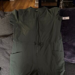Old Navy Dark Green Jumpsuit